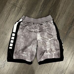 Nike Kids Gray and Black Shorts
